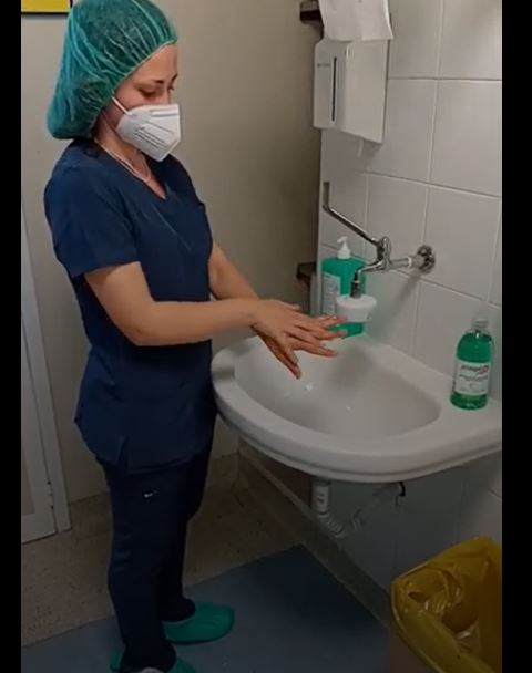sciacca disinfezione mani